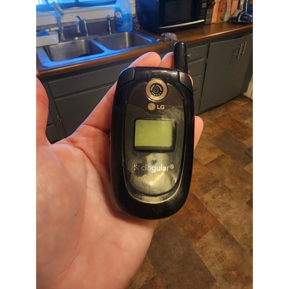 Vintage LG CG225 Camera Flip Phone, Tested, Cingular Branded